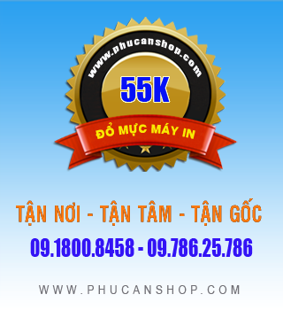 Đổ mực máy in tại nhà ở Hà Nội và các TP trên cả nước giá 55k