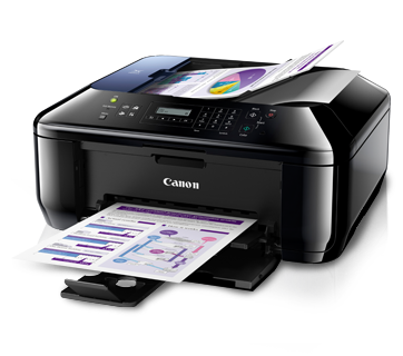 Máy in phun màu đa chức năng Canon Pixma E610 In,scan,copy,Fax ,ADF