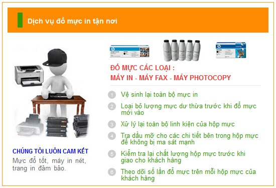Đổ mực máy in canon tại nhà giá rẻ ở Hà Nội