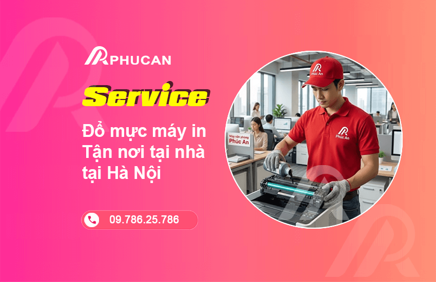 Đổ mực máy in chuyên nghiệp – bền máy, in rõ, tiết kiệm