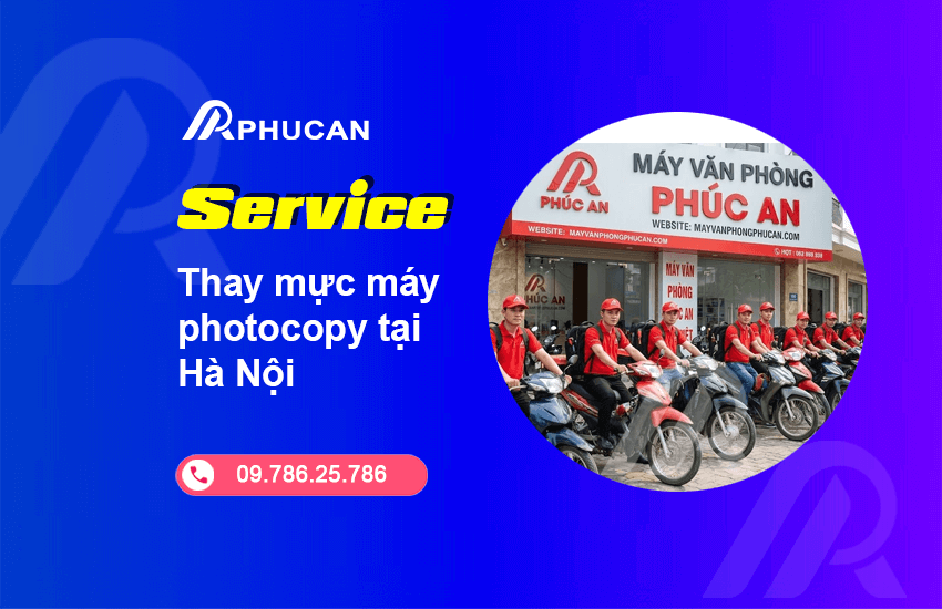thay mực máy photocopy tại Hà Nội