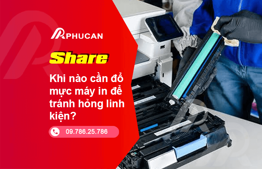 khi nào cần đổ mực máy in